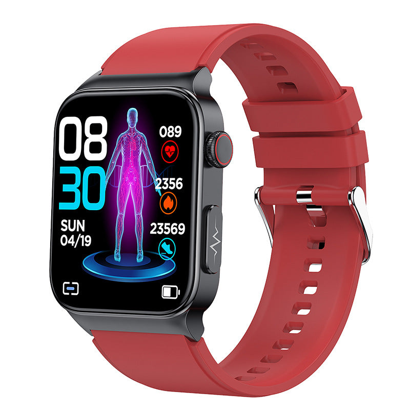2022 E500 Smart Blood Sugar Watch with ECG & PPG